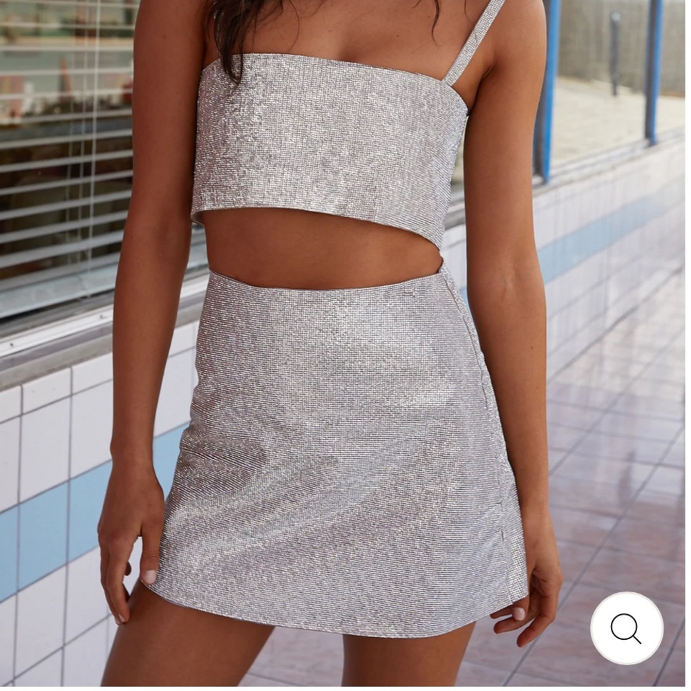 RHINESTONE SKIRT